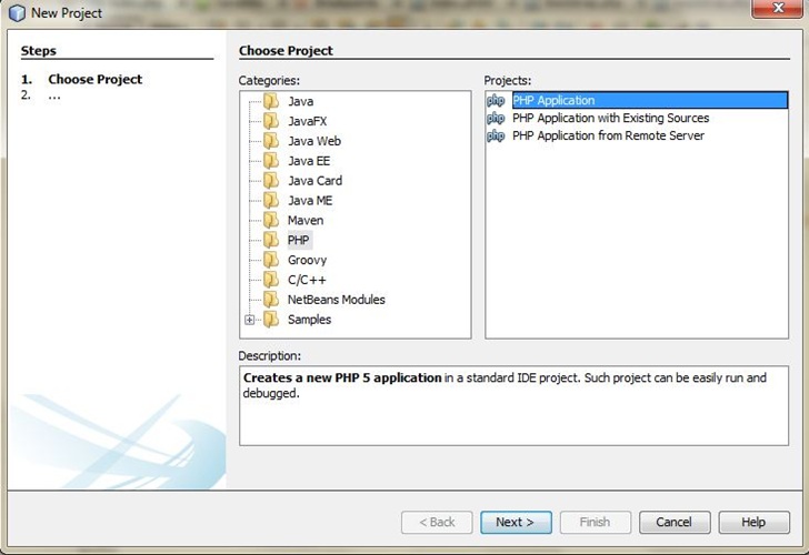 Create your first Zend project with Netbeans
